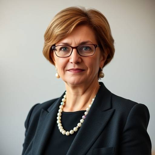 Portret van mevrouw Sofia Jansen, voorzitter van 'Historisch Genootschap Rijnmond'